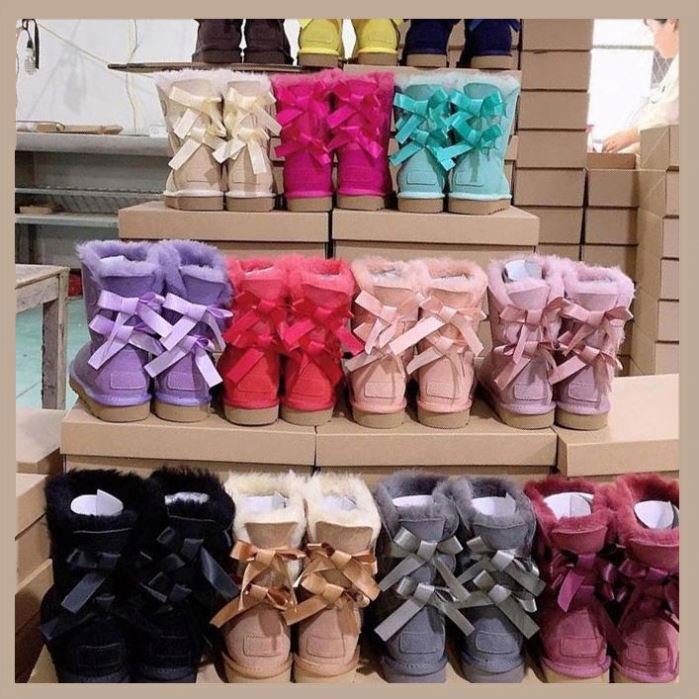 Factory Customized Wholesale snow boots High Quality Winter Warm Comfortable Real Wool Multicolor Men's and Women's Snow Boots