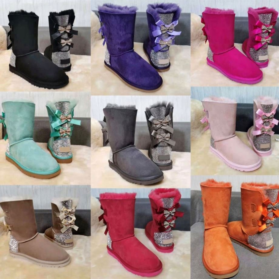 Factory Customized Wholesale snow boots High Quality Winter Warm Comfortable Real Wool Multicolor Men's and Women's Snow Boots