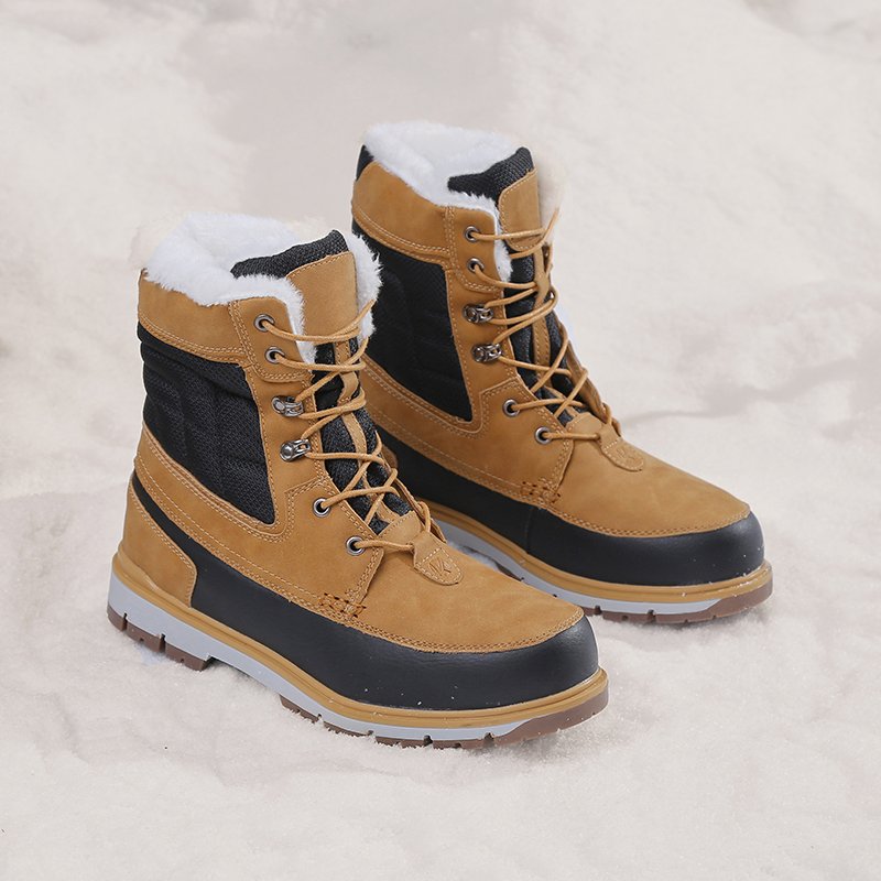 New models women's thick snow boots under 30 lace-up high quality Warm fur Insulated Snow shoe Boot for Outdoor low price 46#