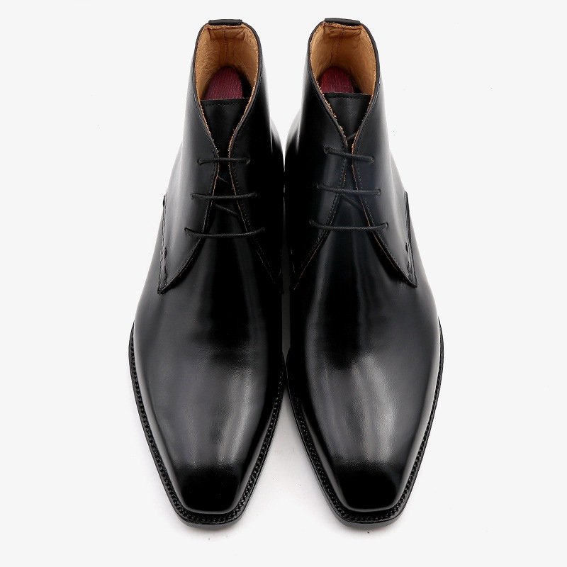 Wholesale Chelsea boots men Goodyear Welted Ankle men winter boots High Quality Handmade leather custom Party Boots For Men