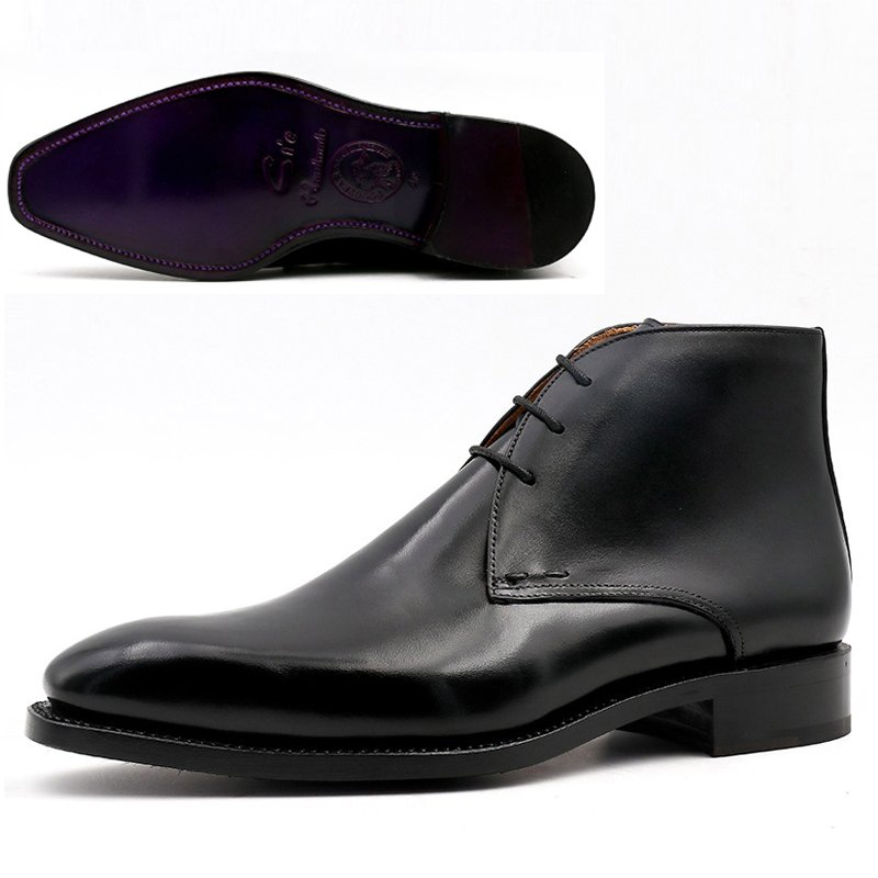 Wholesale Chelsea boots men Goodyear Welted Ankle men winter boots High Quality Handmade leather custom Party Boots For Men