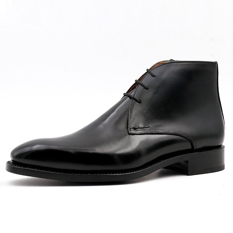 Wholesale Chelsea boots men Goodyear Welted Ankle men winter boots High Quality Handmade leather custom Party Boots For Men