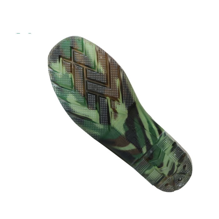 Worker camouflage pattern rain boots non-slip waterproof adult rainboots outdoor rainwear cheap PVC outdoor boots for men