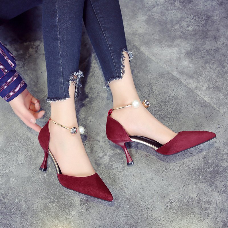 Fashion Ankle Boots Flat Pump Shoe China Heels Pumps Platform Sexy Buckle Strap Sandals Ladies Stiletto High Heel Woman