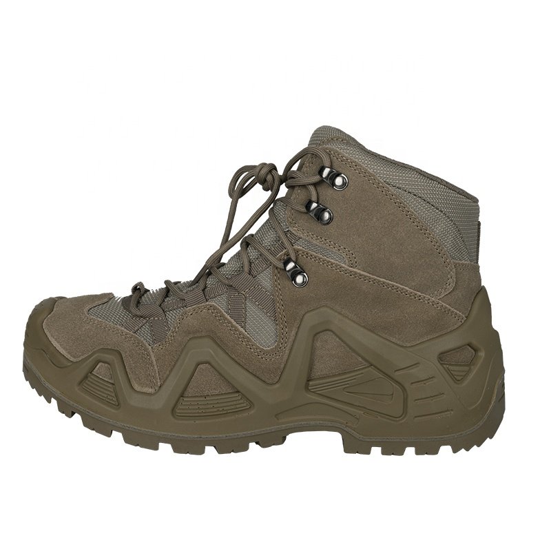 Yakeda Factory In Stock botas tactico Rubber sole Combat High Top Genuine Leather Survival Hiking boots for men