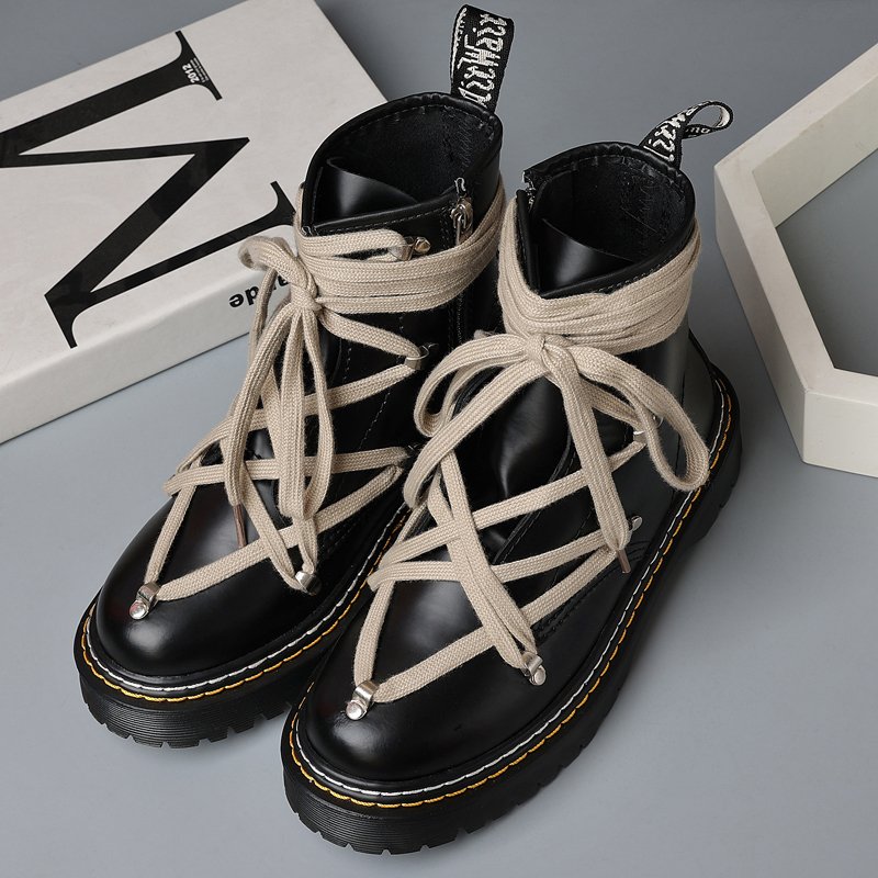 New modern design fashion leather boots for men Nubuck Leather boots men High Quality Men Martin Boots Shoes