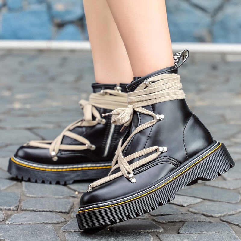 New modern design fashion leather boots for men Nubuck Leather boots men High Quality Men Martin Boots Shoes