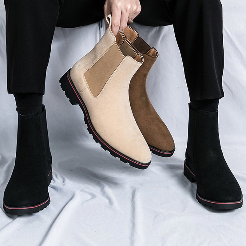Men's designer shoes high quality boots Men Chelsea Boot