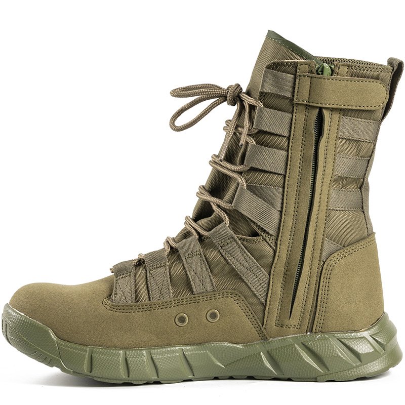 Hot Selling Brand Eva Shoes Foot Protection Shoes Genuine Crazy Horse Leather Tactical Boots