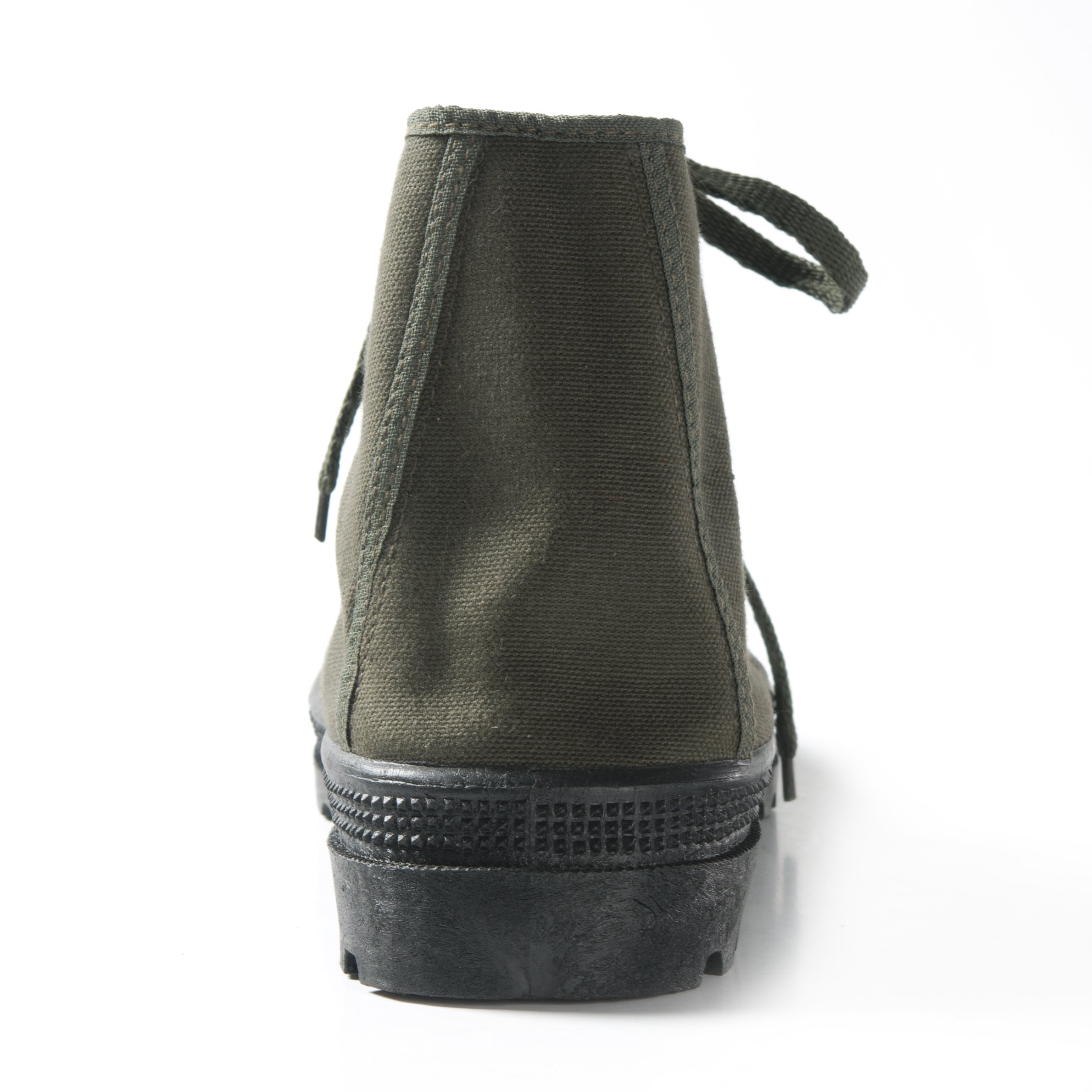 Green color worker Canvas Men's Shoes High Quality Outdoor training and safety security canvas boots