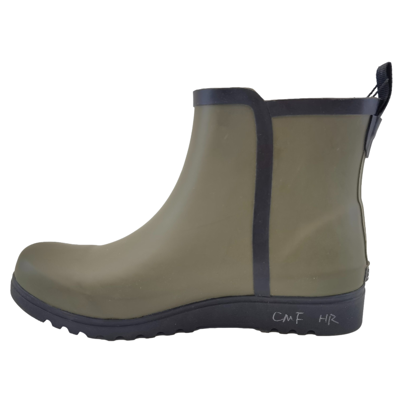 Lady Olive Ankle Outdoor Garden Rubber Rain Boot Wellington Ladies fashion Gumboots for agriculture fishing