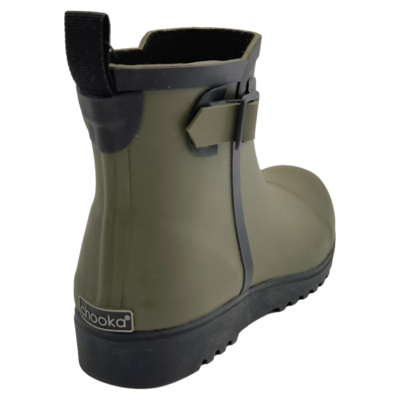 Lady Olive Ankle Outdoor Garden Rubber Rain Boot Wellington Ladies fashion Gumboots for agriculture fishing