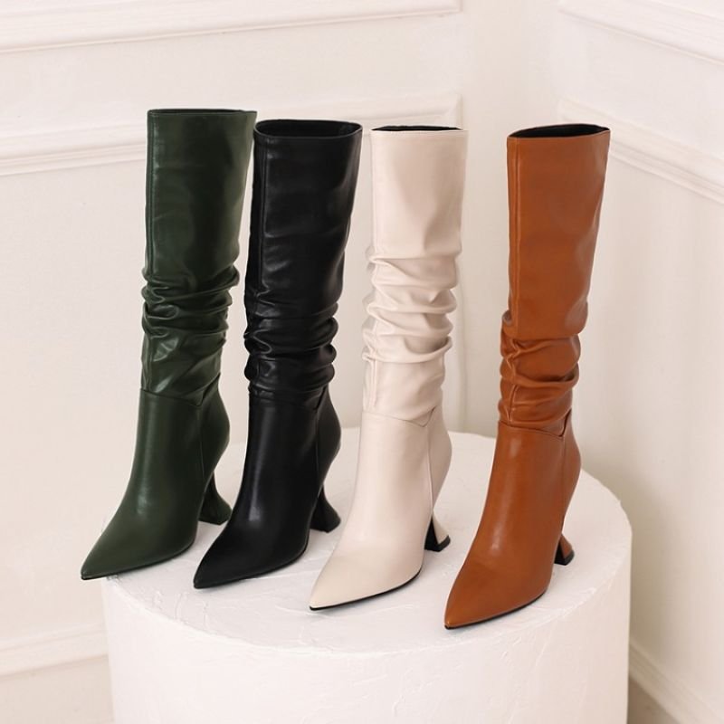 Sexy Fashion Ladies Booties New 2024 Knee Fashion Boots for Women and Ladies