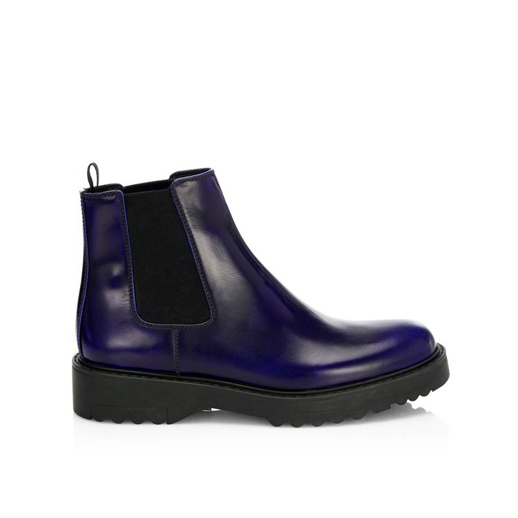 New winter Factory custom logo fashion high quality leather rubber sole flat boots women ankle boots