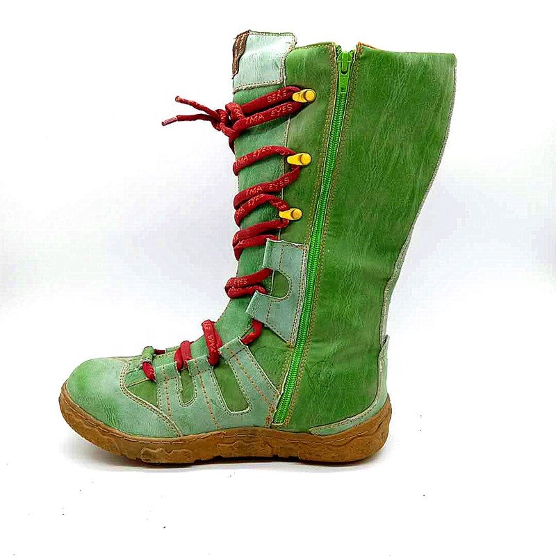 Women's knee high boots autumn winter payless Snow Boots Round Head Keep Warm boots women Large Size Long Barrel Shoes