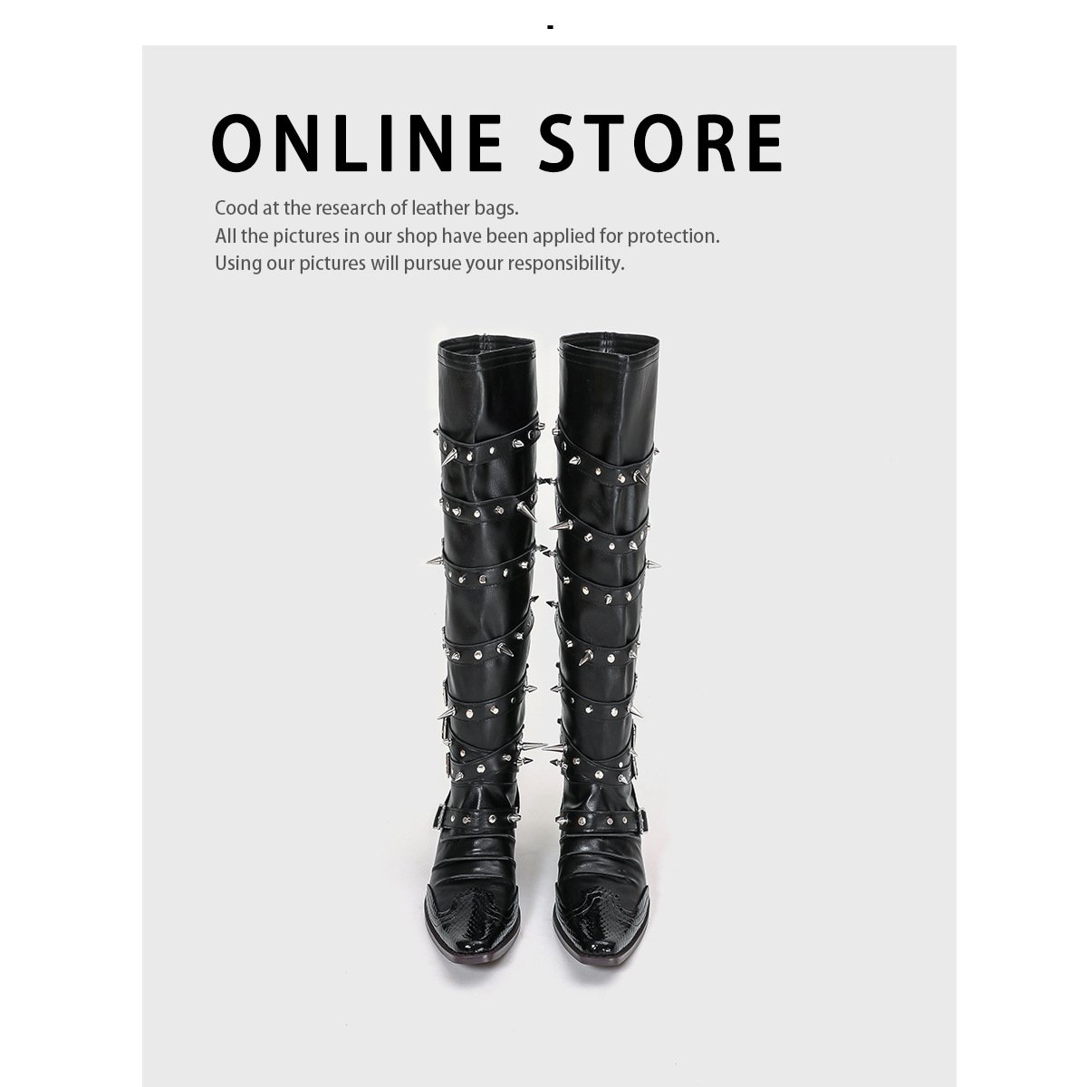 Cowboy Boots for Women Knee High Wide Calf Cowgirl Boots Embroidered Chunky Heels Pointed Toe Long Tall Western Boot