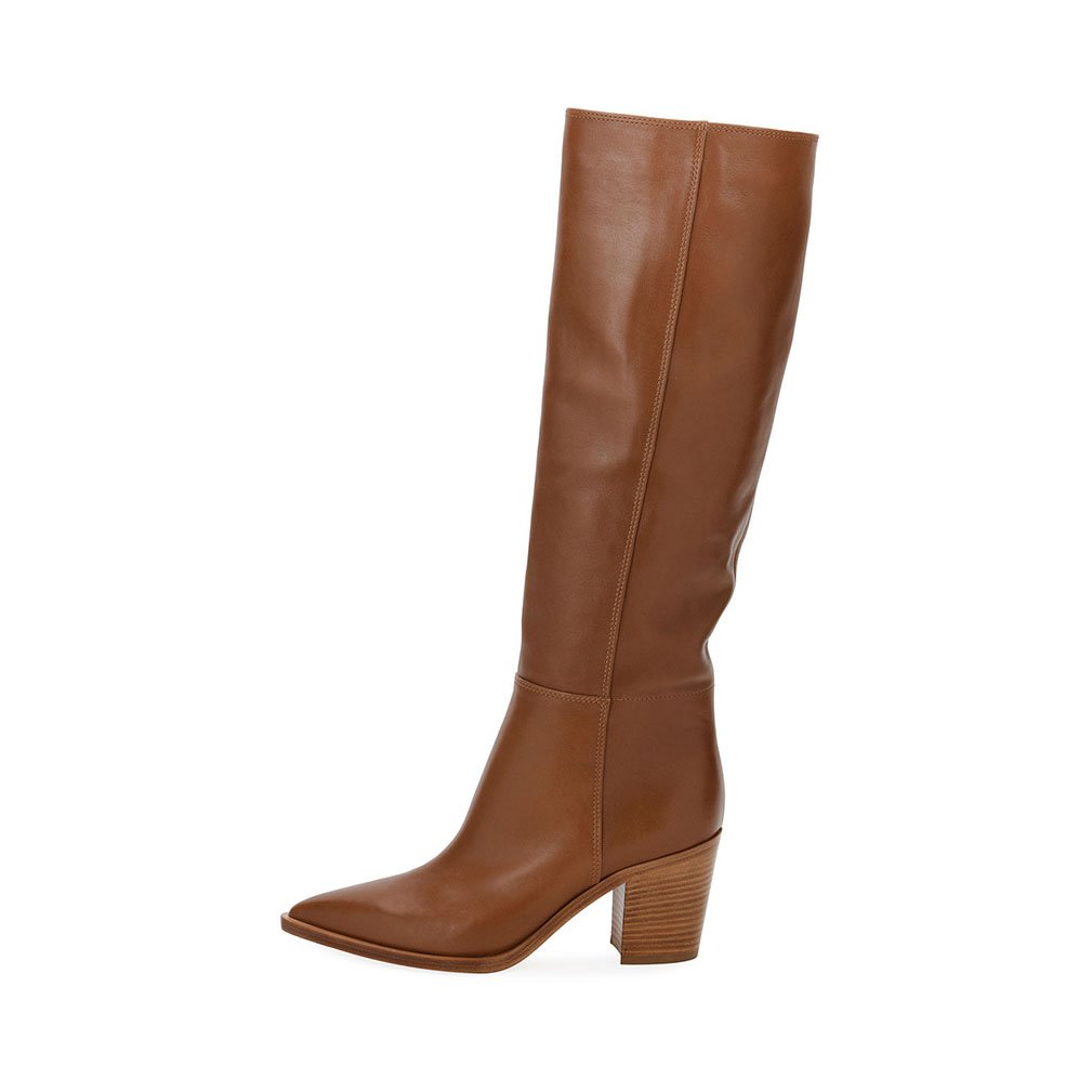 knee boots women winter boots for women medium heel genuine leather long winter boots for women