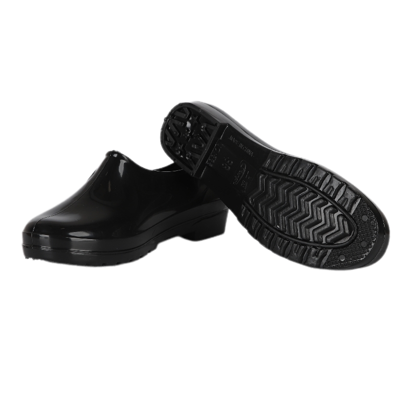Boots Waterproof Galoshes for Women Black Custom Cocle Pvc Safety Rain Boot