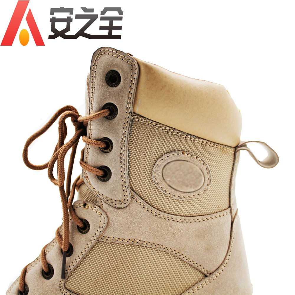 Pop British Anti-smash Full Grain Leather Work Safety Boots