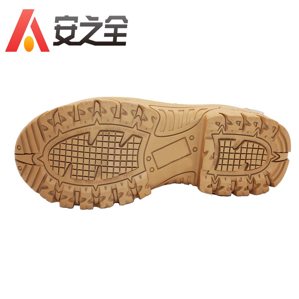 Pop British Anti-smash Full Grain Leather Work Safety Boots