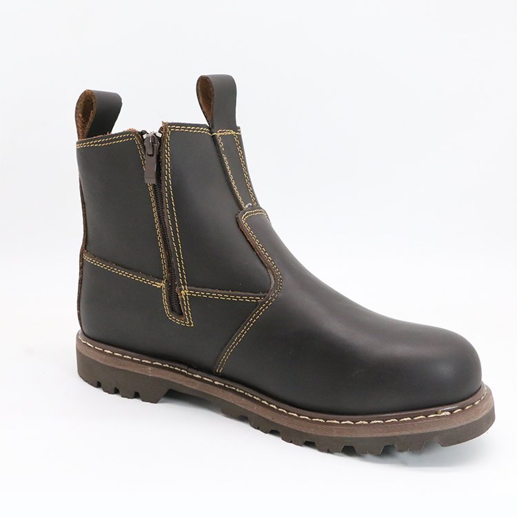 ENTE SAFETY CE EN20345 genuine leather and good price water resistant safety boot and goodyear welt shoes manufacturer boots