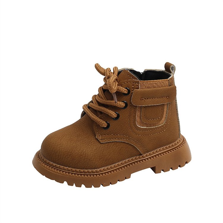 Autumn and winter new children's shoes girls Martin boots children's leather boots