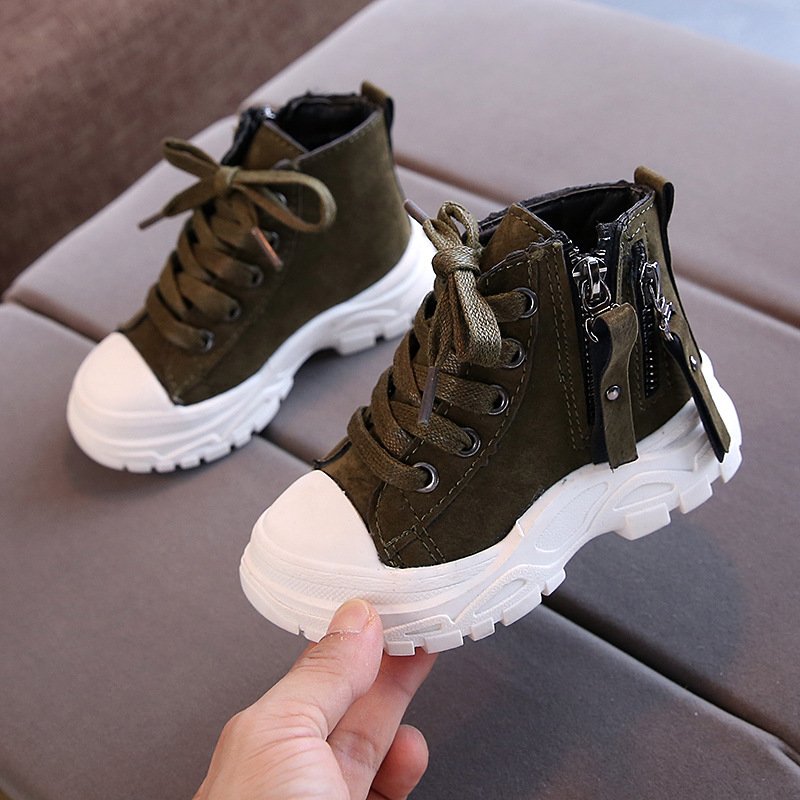 2024 autumn and winter new children's shoes boots mid-cut short ankle boots new design warm shoes kids boots