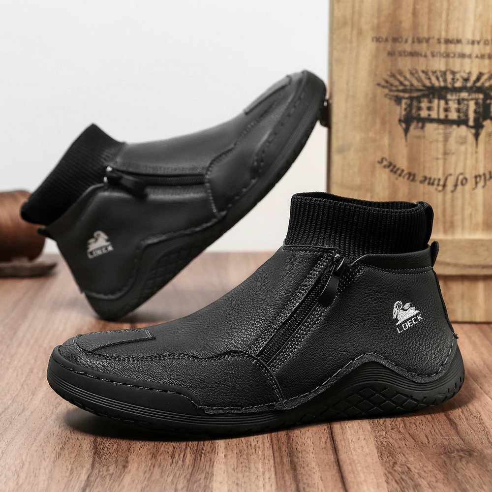 New Vintage Martin Boots Men's Large Cowhide Upper High Top Durable Outdoor Casual Shoes