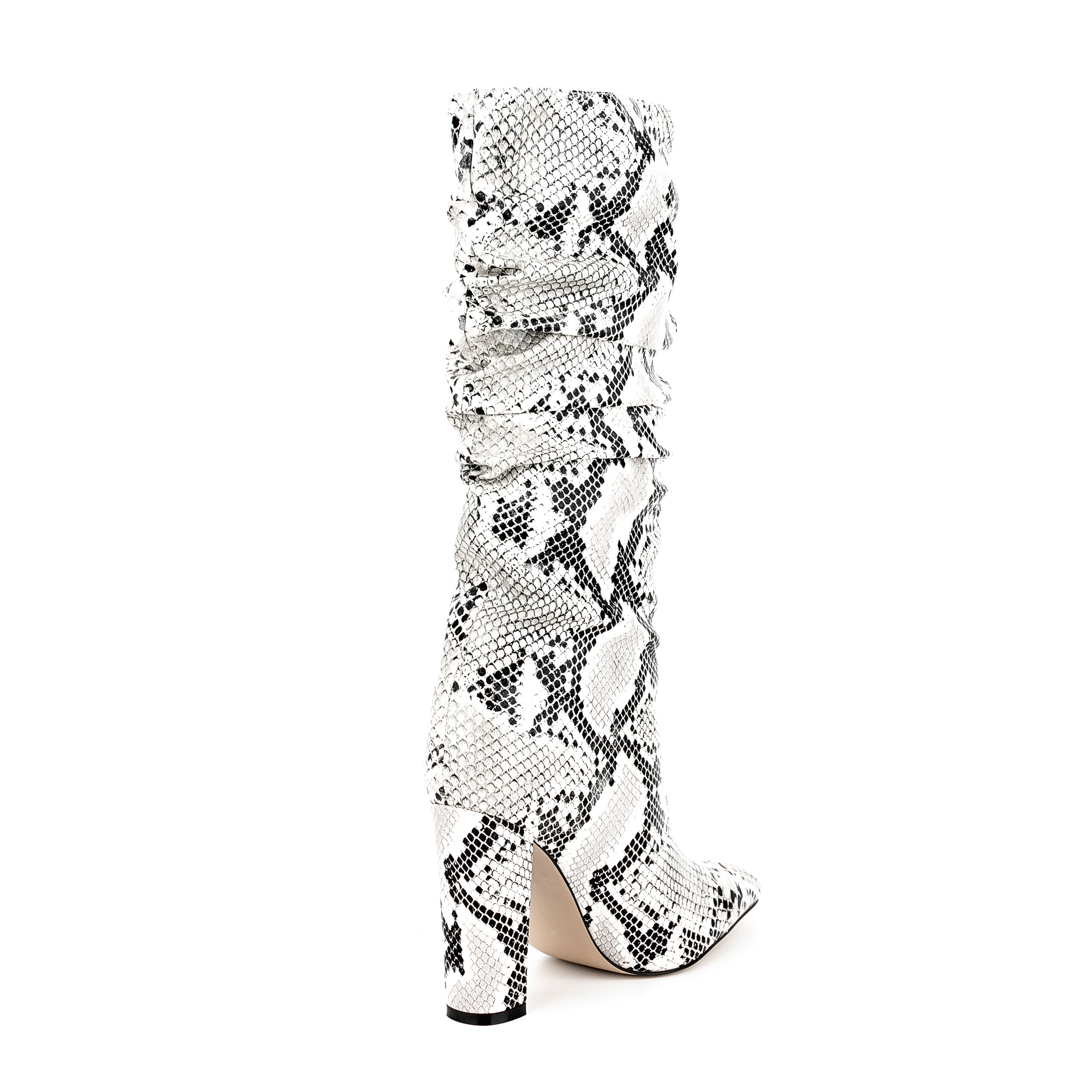 Hot High Quality Women's Fashion Boots Pointed Toe Knee High Thin Heel Slip-On Winter Shoes Light Weight Trendy Autumn Season