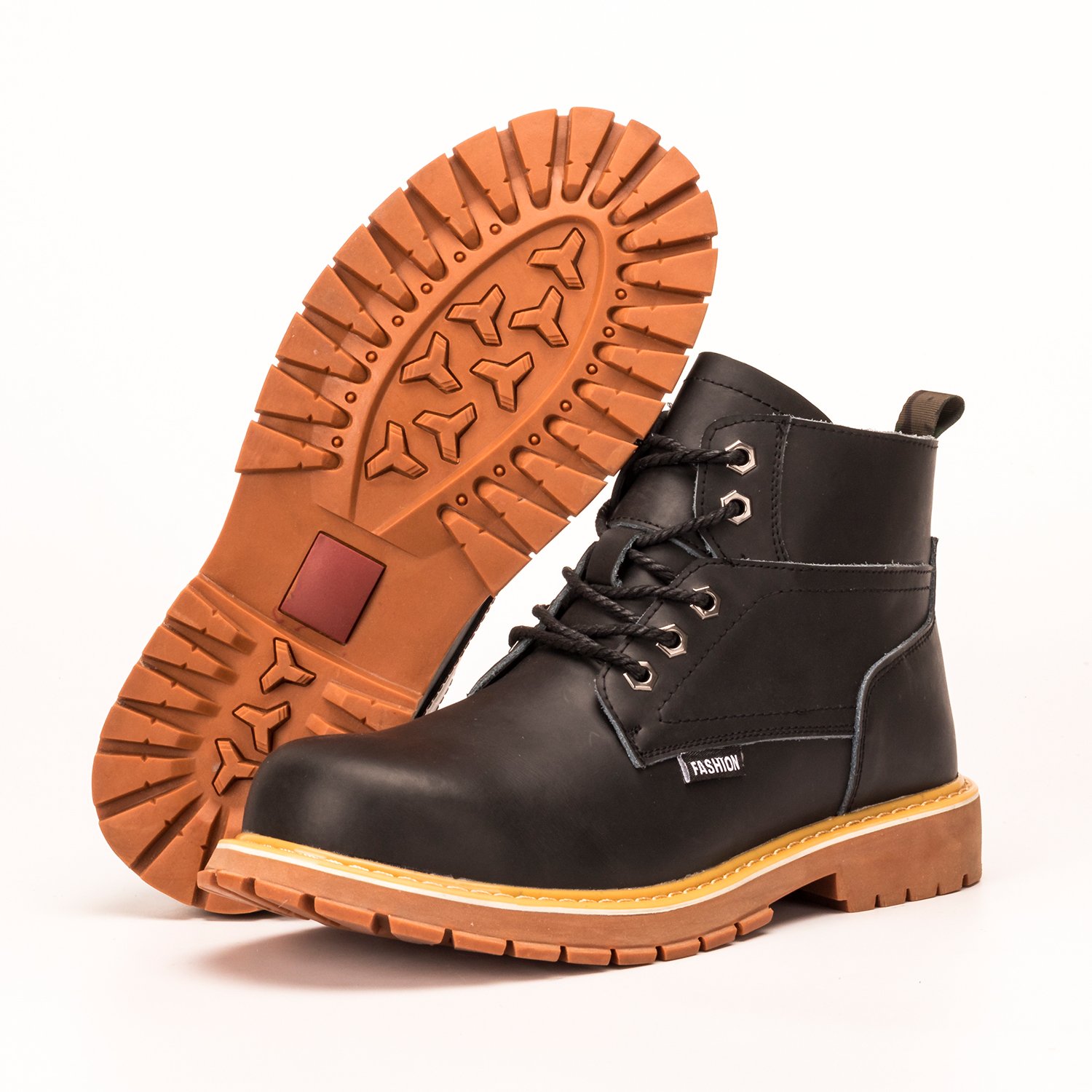 Hot sale men's leisure fashion high help comfort security martin boots safety shoes