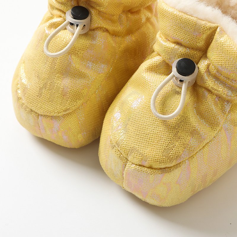 Winter Pre-walking Shoes Soft Sherpa Boys And Girls Children Casual Shoes 0-1 Year Infant Fleece Thermal Shoes Boots