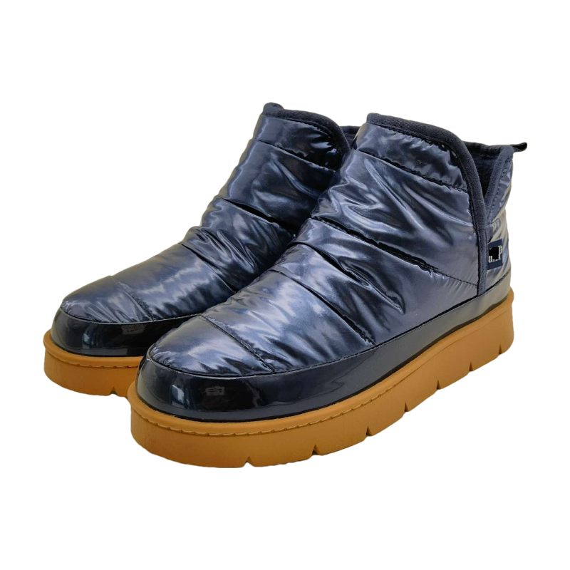 High Quality Fashional glossy Nylon Upper Warm Lining Ankle Winter durable Snow Boots for Ladies Adults