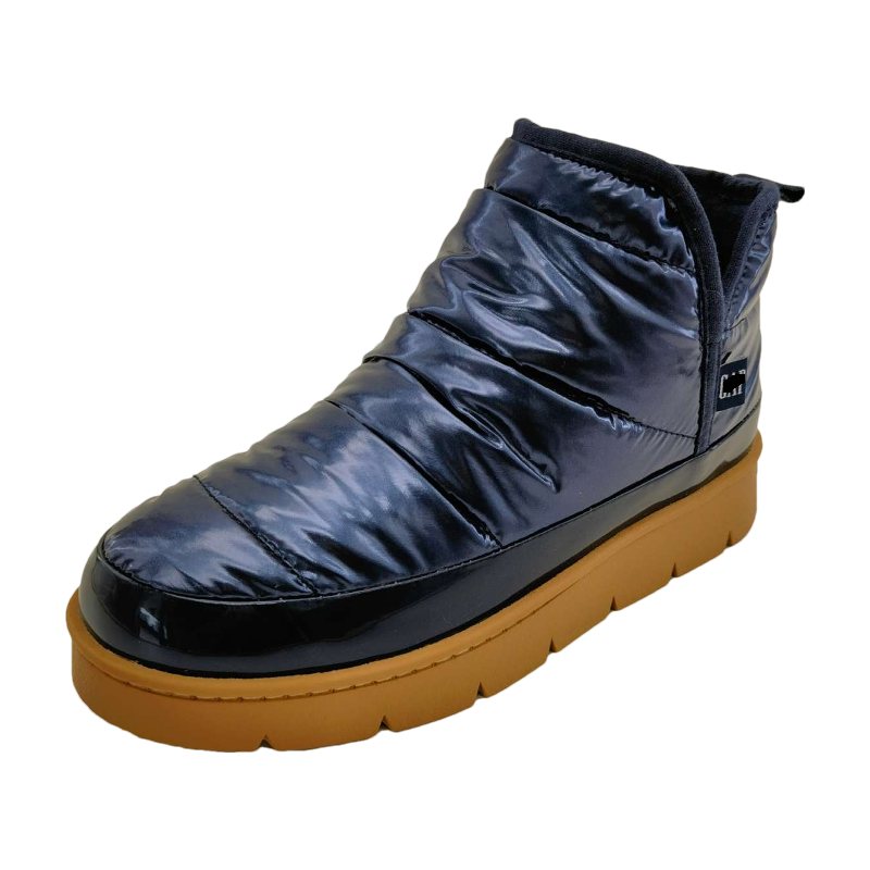 High Quality Fashional glossy Nylon Upper Warm Lining Ankle Winter durable Snow Boots for Ladies Adults