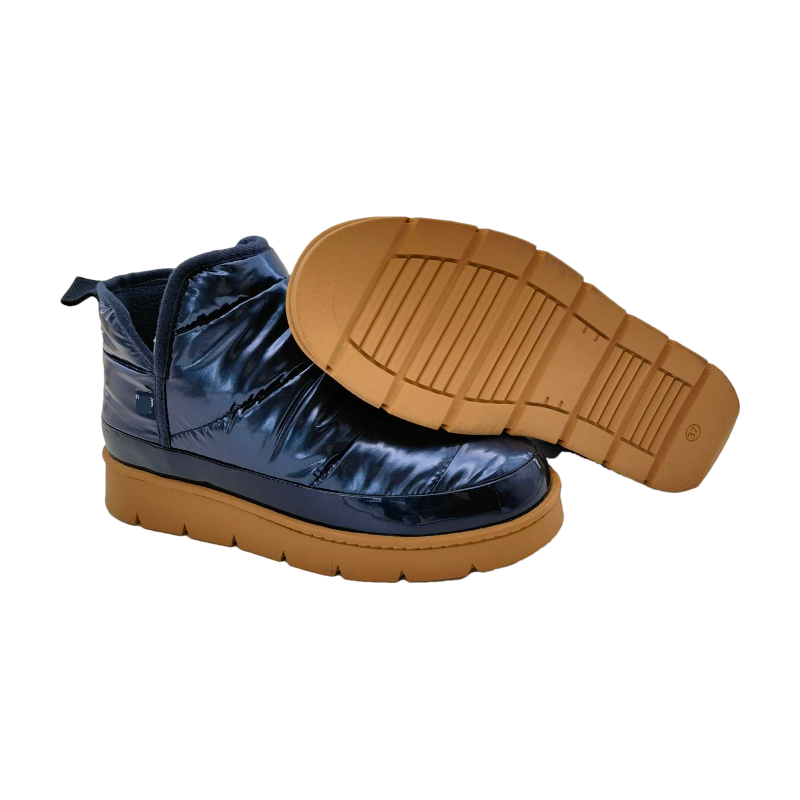 High Quality Fashional glossy Nylon Upper Warm Lining Ankle Winter durable Snow Boots for Ladies Adults