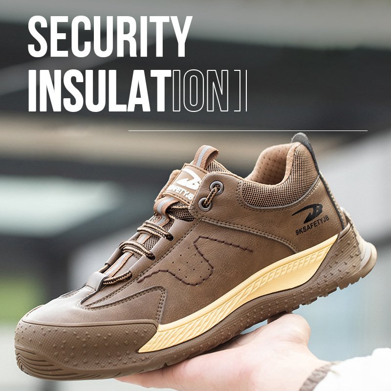 Insulating 6kv Electric Resistant Rubber Composite Toe Safety Shoes Work Boots