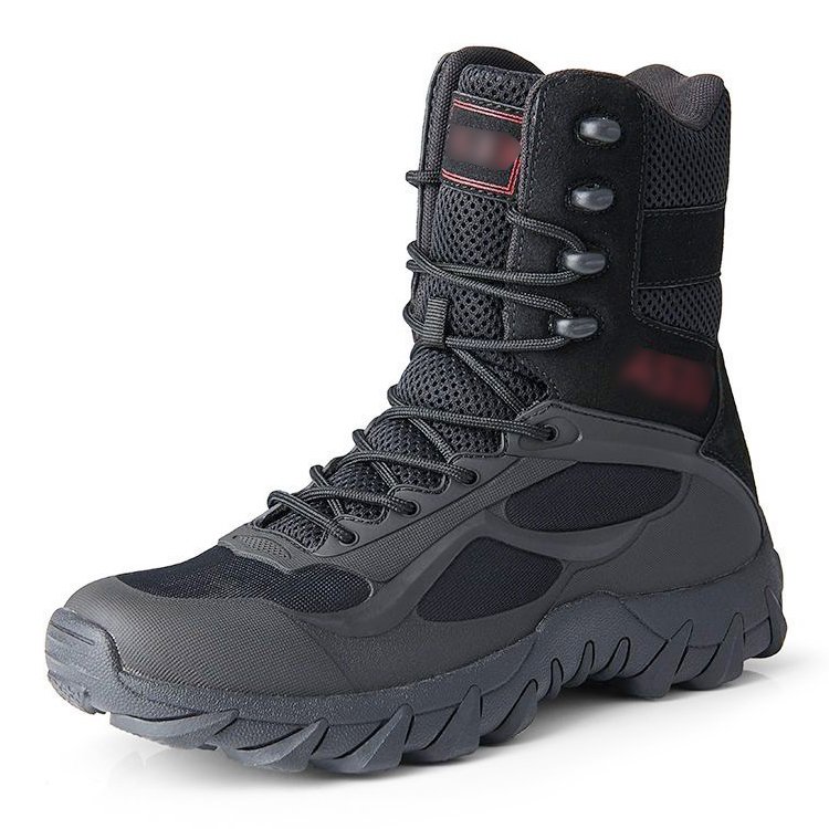 2023 New Round Head Breathable Special Combat Boots Hiking Shoes Outdoor High-Top Desert Tactical Boots