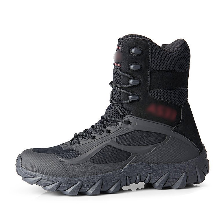 2023 New Round Head Breathable Special Combat Boots Hiking Shoes Outdoor High-Top Desert Tactical Boots