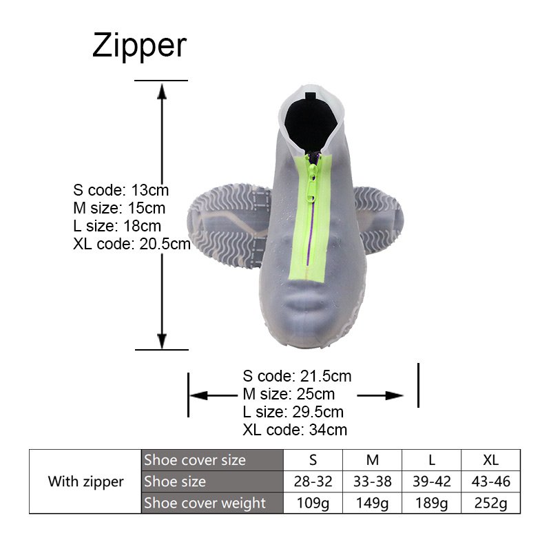 Custom Unisex Reusable shoe protectors waterproof overshoes Silicone Rubber Shoes Covers rain boots