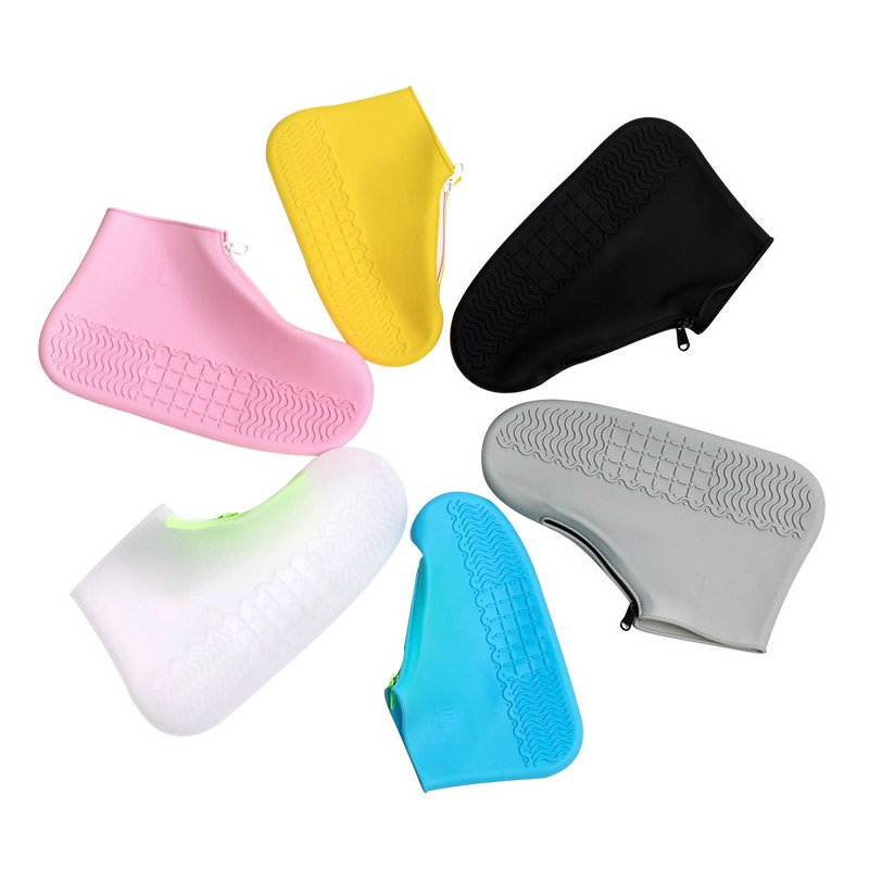 Custom Unisex Reusable shoe protectors waterproof overshoes Silicone Rubber Shoes Covers rain boots