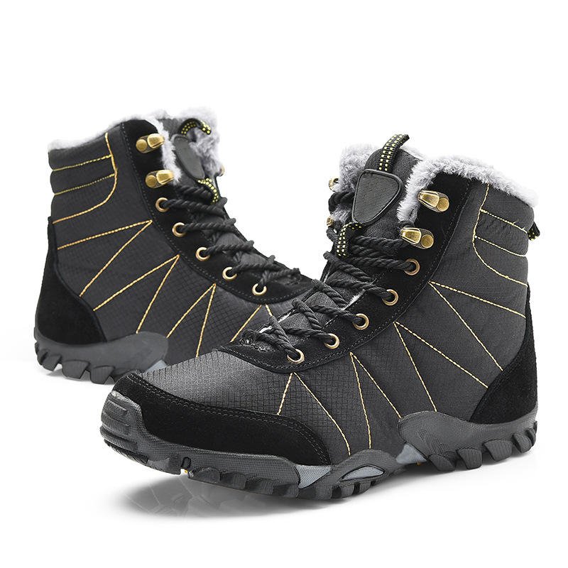Climbing Boots Men Trekking Hiking Shoes Brand Work Shoes Waterproof Design Shoes New Non Slip Outdoor