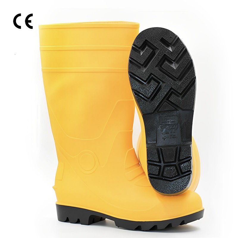 Safety Boots Factory Directly Wholesale Construction Industrial Unisex Work Boots EU Market Standard Good Quality S5 PVC WHITE