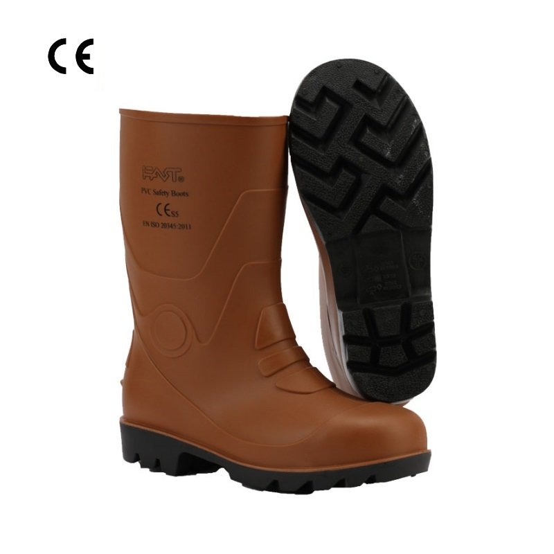 Safety Boots Factory Directly Wholesale Construction Industrial Unisex Work Boots EU Market Standard Good Quality S5 PVC WHITE