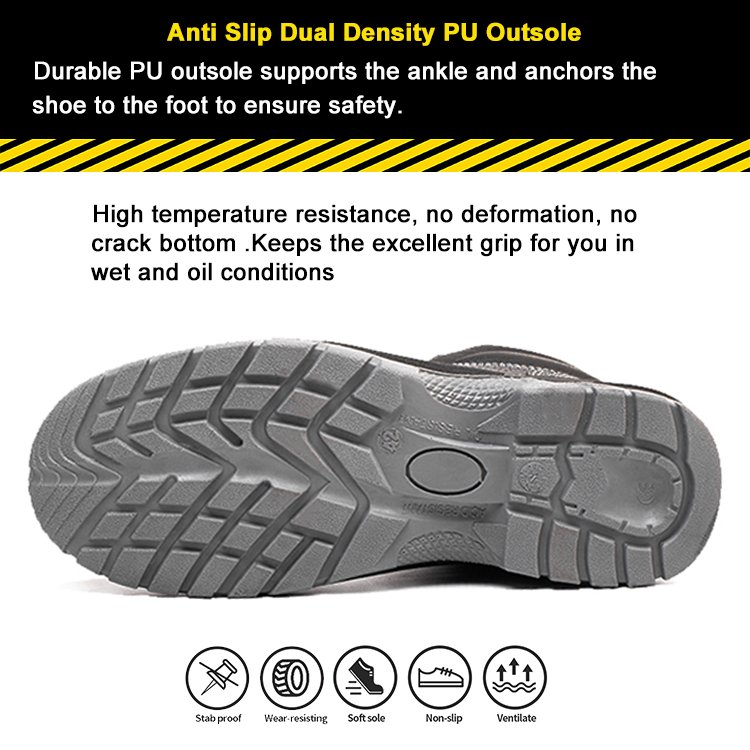 S3 Steel Toe Safety Boot Men's Heavy Duty Mining Industrial Construction Work Safety Shoes For Men