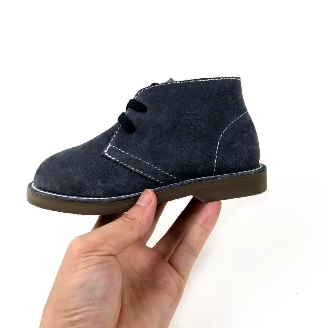 2024 New Children booties Unisex fashion leather children shoes boys girls leather winter boots kids ankle boots
