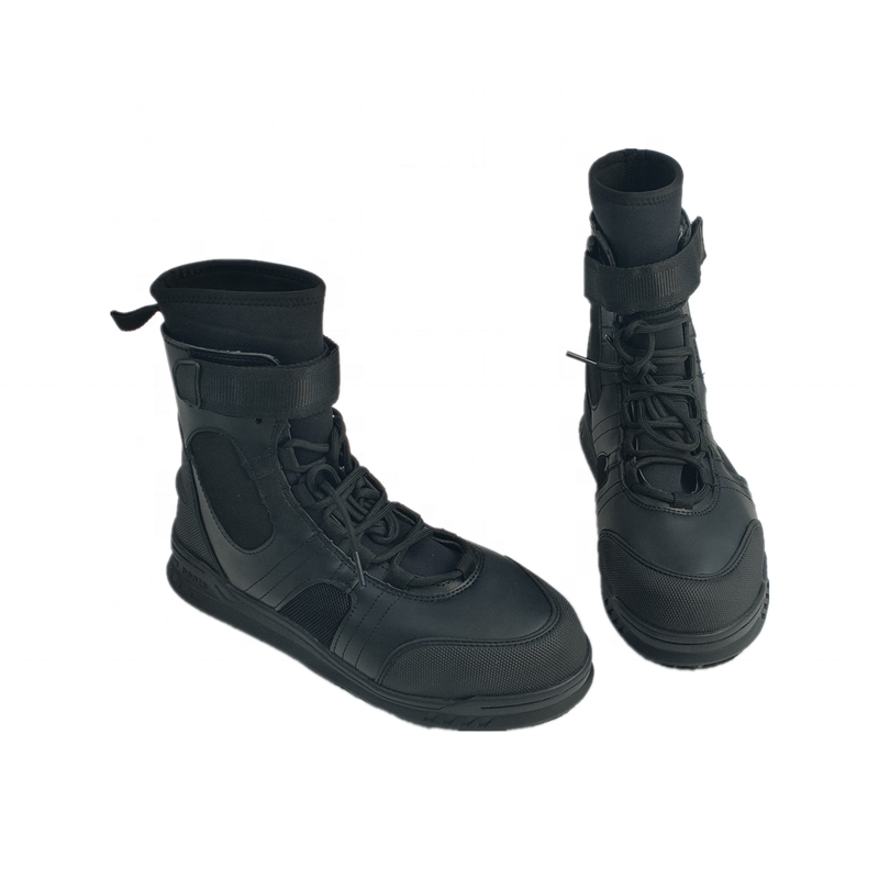 Safety Waterproof leather Workboot swiftwater water rescue boots