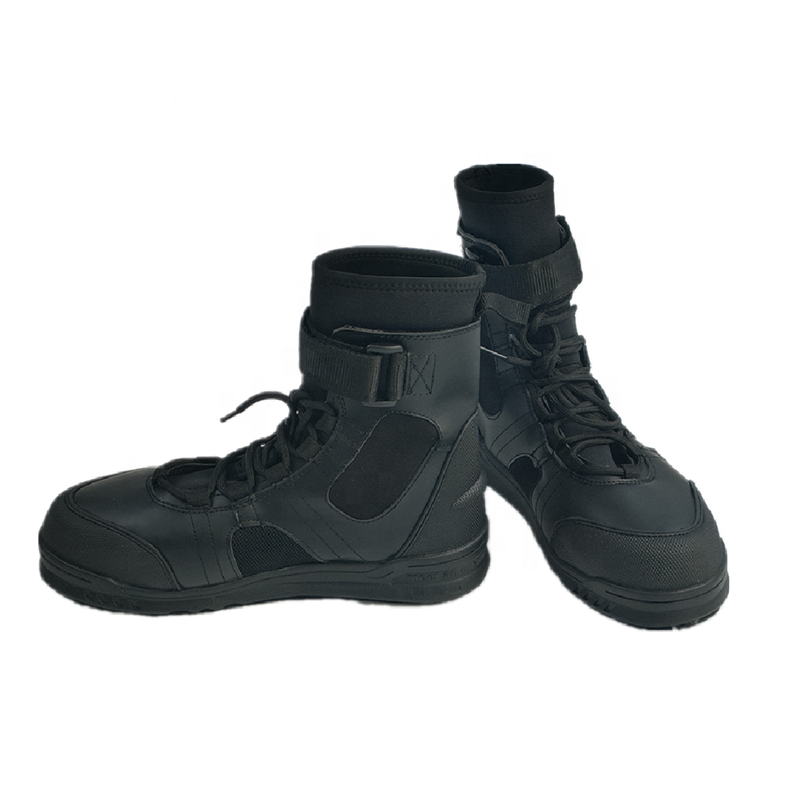 Safety Waterproof leather Workboot swiftwater water rescue boots