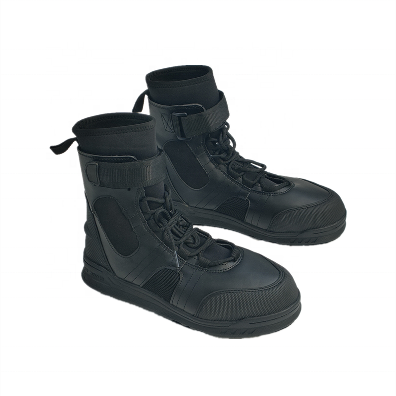 Safety Waterproof leather Workboot swiftwater water rescue boots