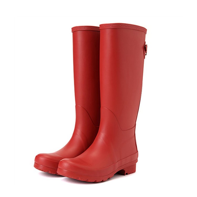 Factory Outlet Superior Custom Made Logo Size Ladies Gumboots Rubber Rain Boots
