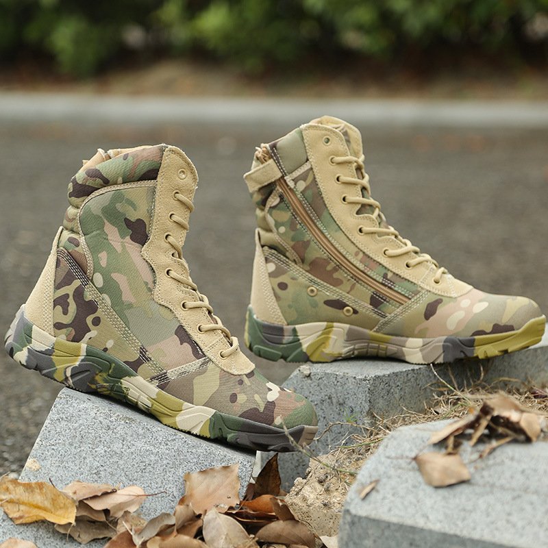 High Quality Black Stivali Chuteiras Botas Genuine Leather Mens Tactical Combat Men's Boot