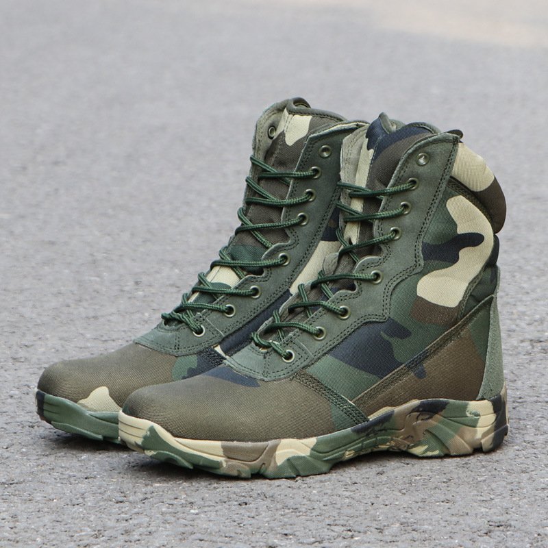 High Quality Black Stivali Chuteiras Botas Genuine Leather Mens Tactical Combat Men's Boot